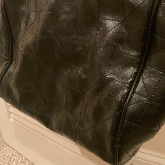 Zara Faux Leather Quilted Tote - Picture 3 of 6